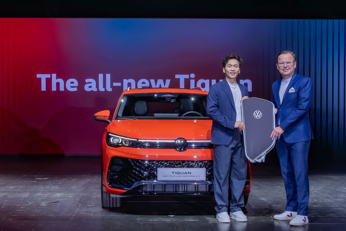 奧運羽球雙打冠軍李洋入手The all-new Tiguan