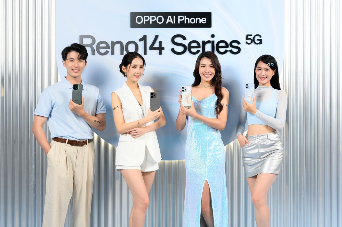 OPPO Reno14 全新注入AI科技 怎麼拍都型