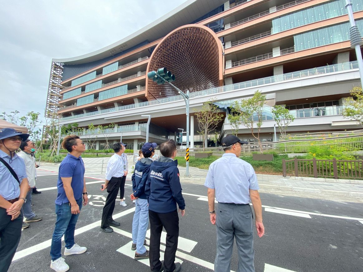 第85期市地重劃區曹謹路打通工程進度超前