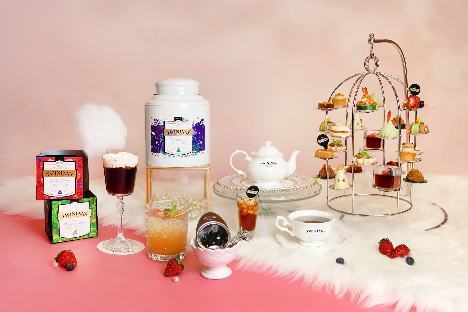 英倫茶香化作春日盛宴　六福萬怡大廳酒吧攜手唐寧推出聯名雙人下午茶