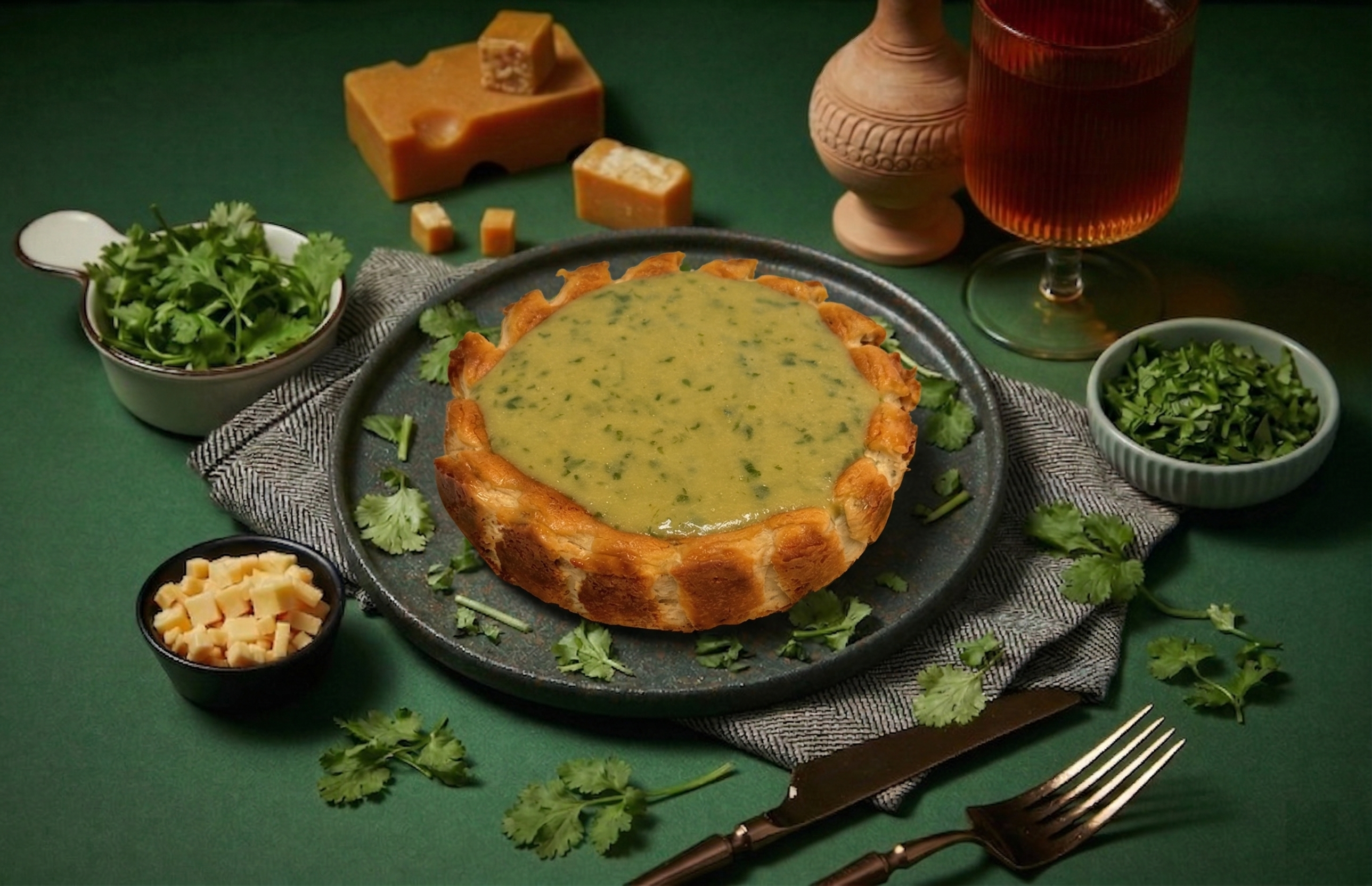 起士公爵「香菜花生熟成巴斯克」一口顛覆你對甜點的想像