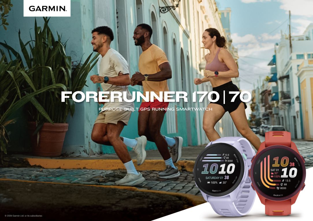 Garmin全新 Forerunner 70 與Forerunner 170 繽紛登場