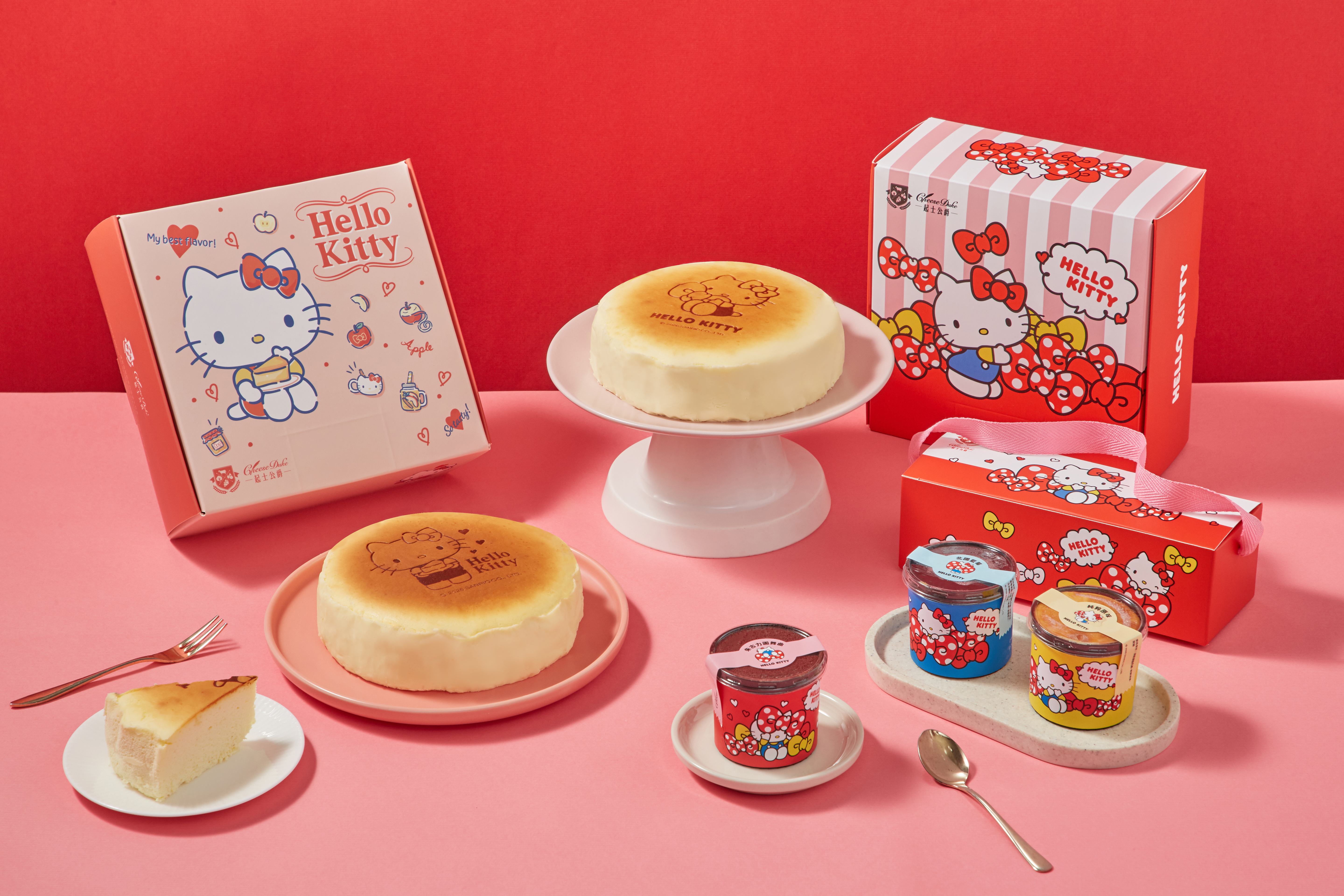起士公爵 × Hello Kitty 今夏最萌聯名乳酪蛋糕登場
