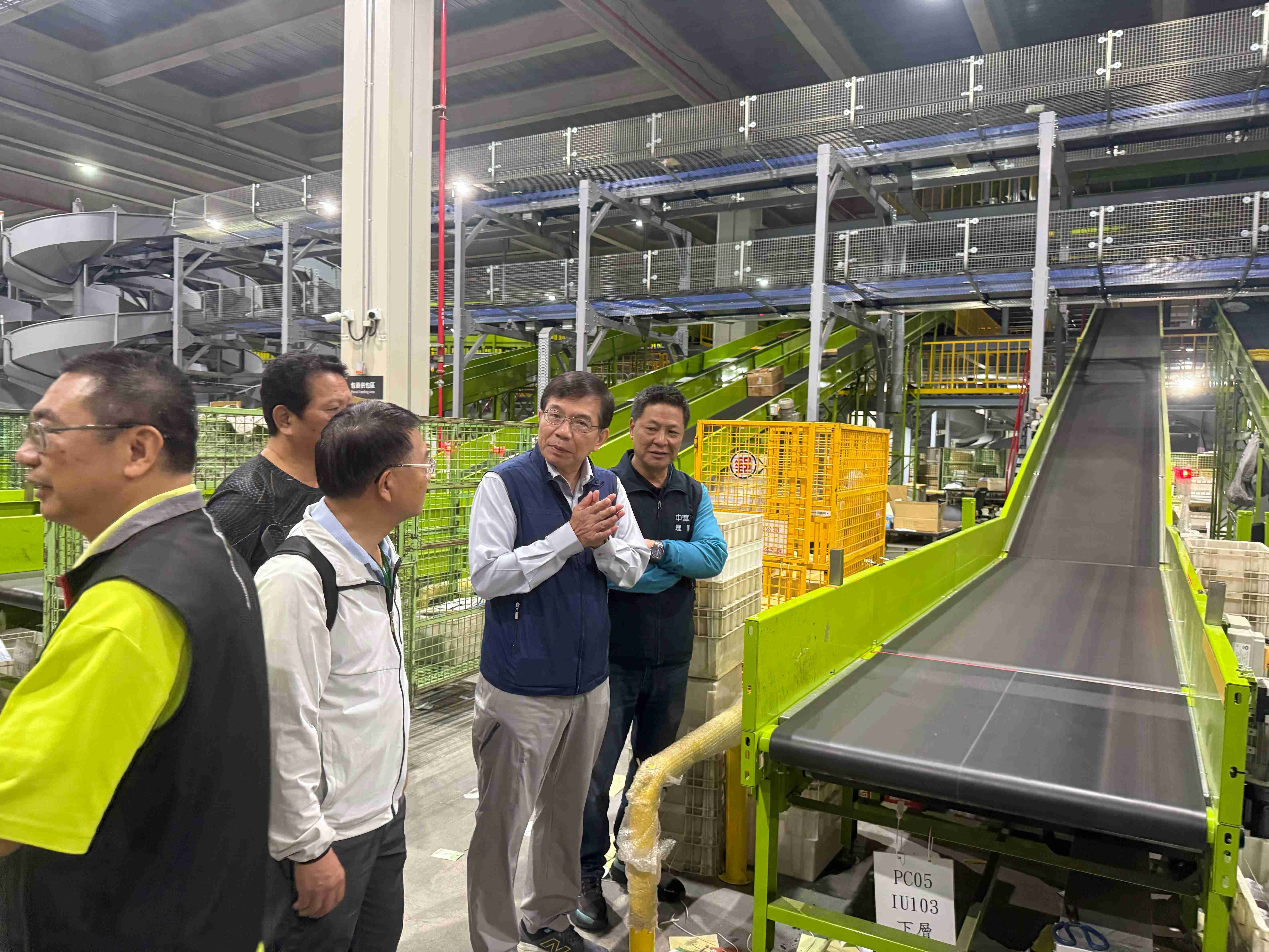 中華郵政公司郵政物流園區（A7）之北臺灣郵件作業中心5月4日正式啟用