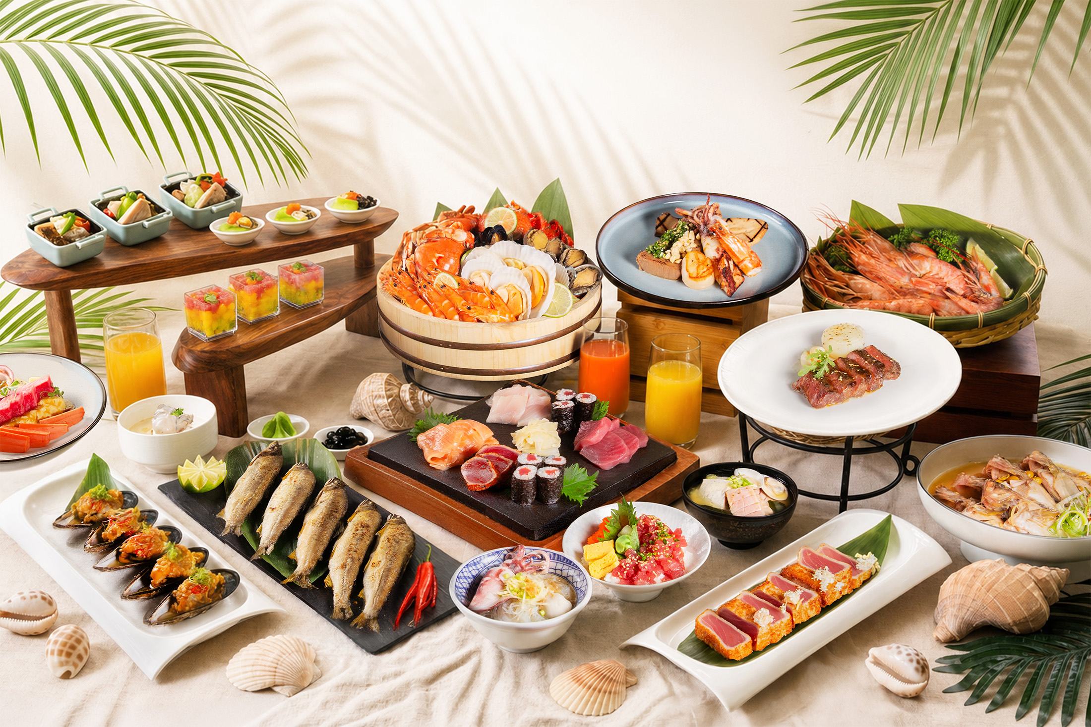台北萬豪 Garden Kitchen 推「鮪大航道・豪享海味」
